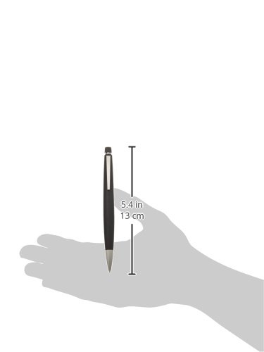 Lamy 2000 black - elegant mechanical pencil in a satin-finish fibreglass casing - perfectly balanced - pencil M 41 fine-line refill in line width 0.5 mm & eraser tip - Image 3
