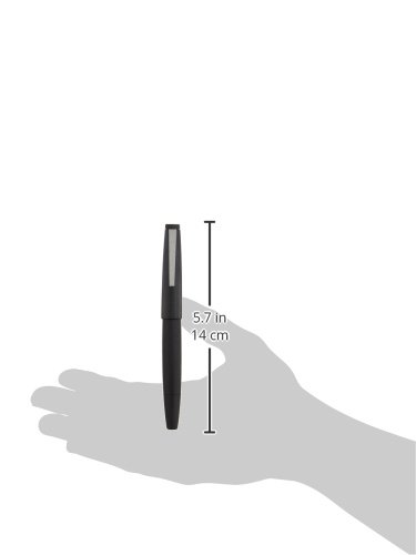 Lamy 2000 black - elegant rollerball pen in robust fibreglass barrel - perfectly balanced & in line width M M 63 rollerball refill in black - Image 3