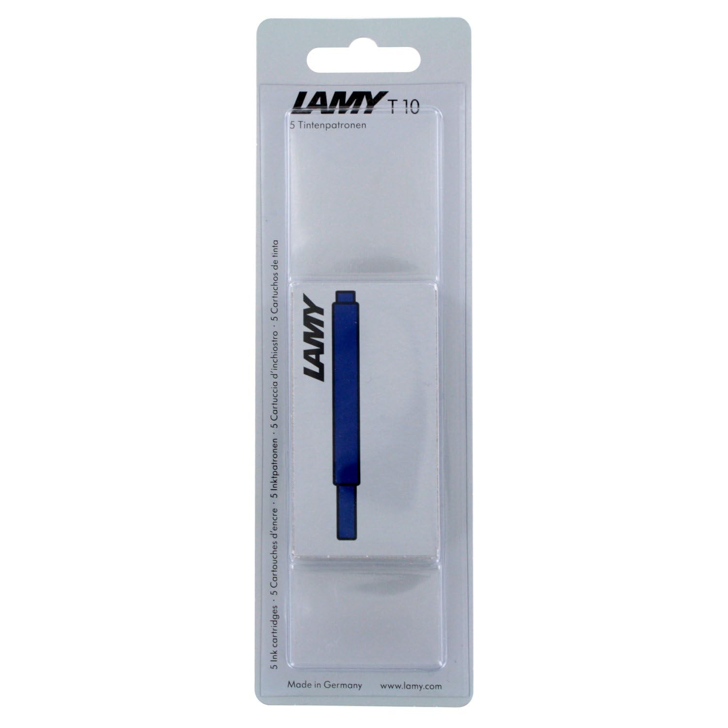 Lamy Fountain Pen Ink Cartridges, Black/Blue Ink, 4 Packs of 5 Cartridges (LT10BKBL) - Image 4
