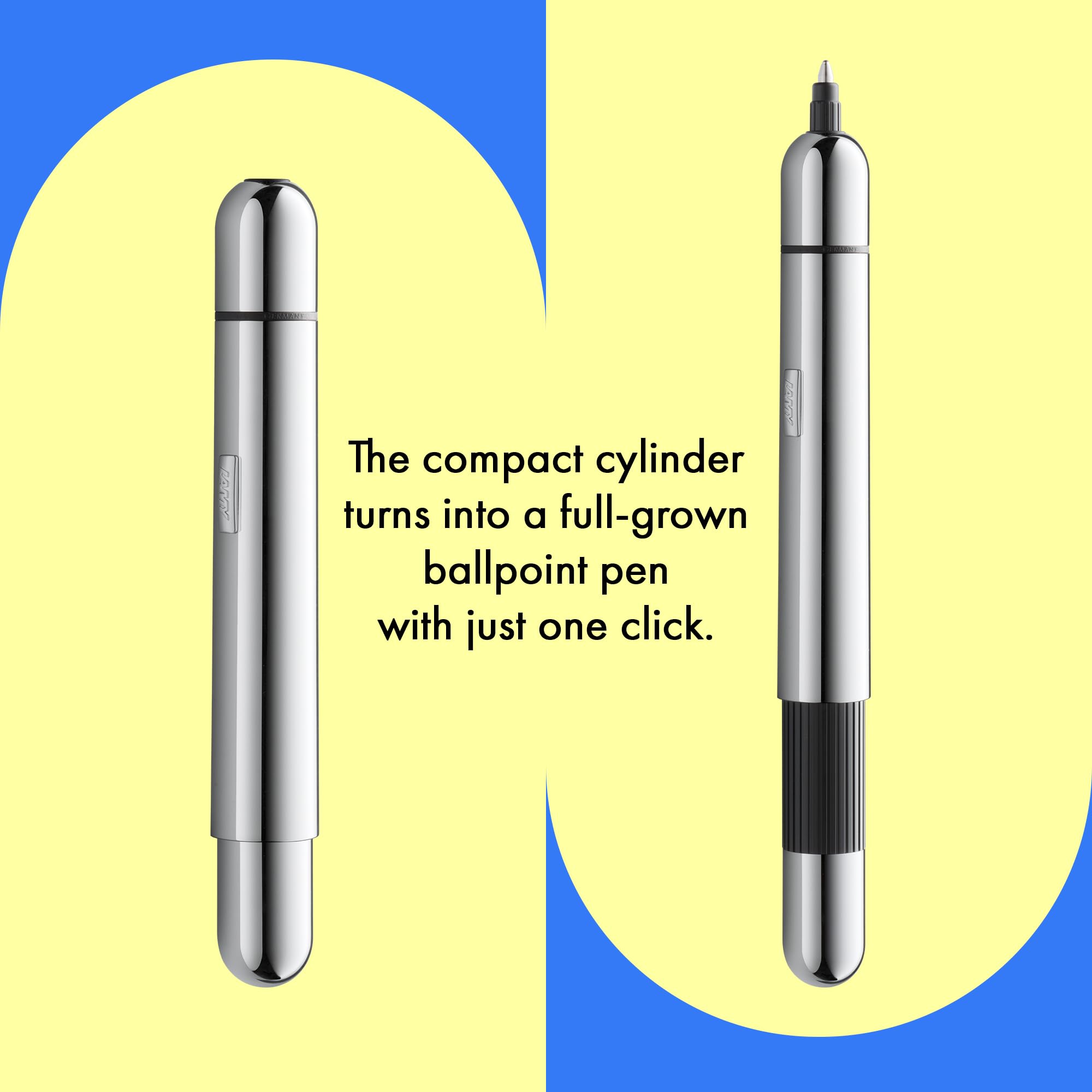 Lamy Pico Ballpoint Pen, Chrome (L289) - Image 5
